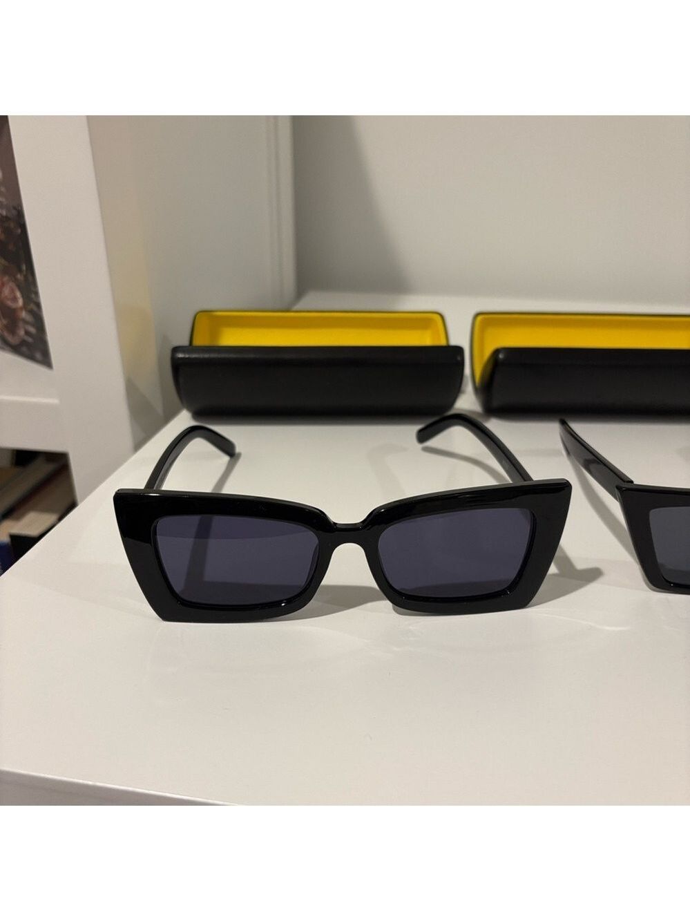 Fashion Sunglasses SET OF 3 in cases black - Picture 2 of 13